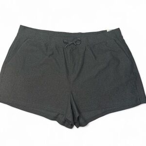 Old Navy Women's PowerSoft High-Rise Active Shorts XXL NWT Dark Gray